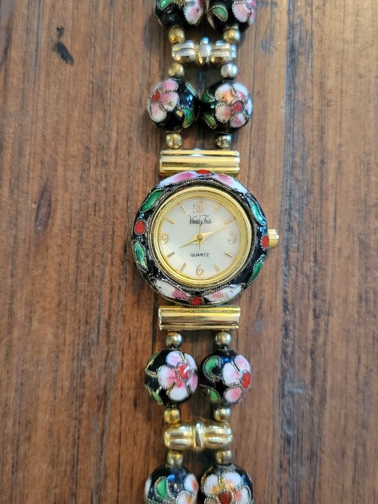 Vanity Fair Accessories - Vintage Vanity Fair Cloisonne Beaded Watch